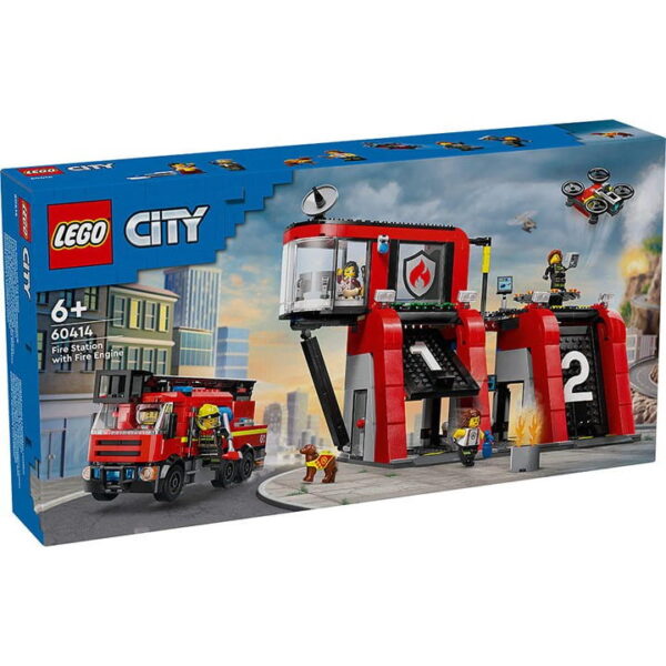 LEGO LEGO 60414 Fire Station with Fire Engine - One Size