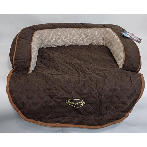 Scruffs Dog Bed Brown - Sofa Saver - Size L